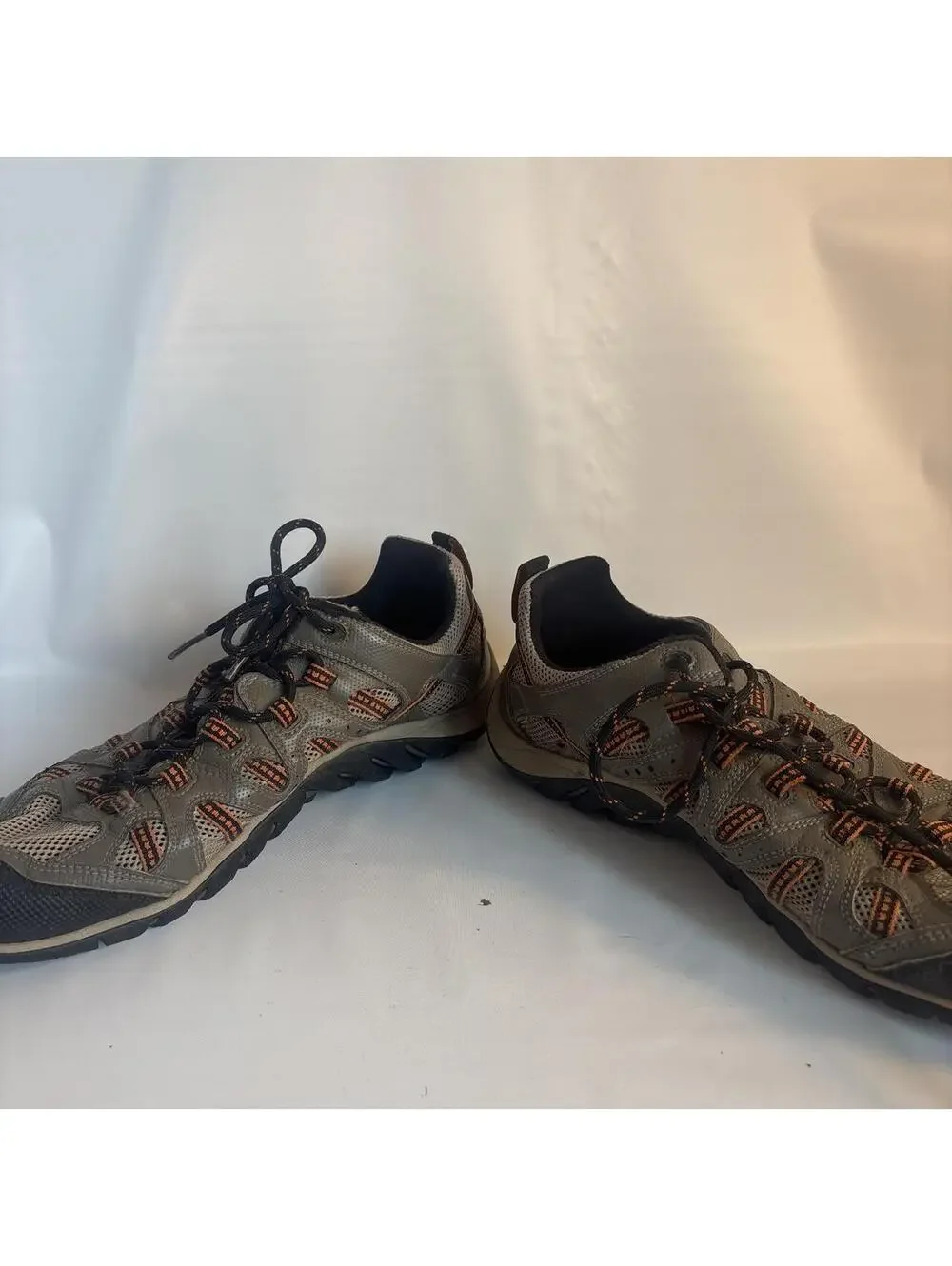 Merrell gray & orange hiking shoes men’s 10.5 #outdoor #trail